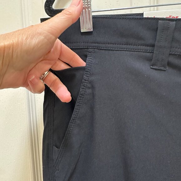 Wrangler Men's Tech Pant Size 36X29 Black Regular Fit Water Repellant Upf 50+ - Picture 5 of 16